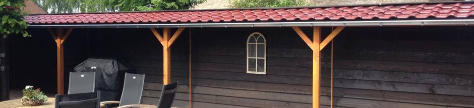 Aftimmerwerk binnen, maar ook buiten!